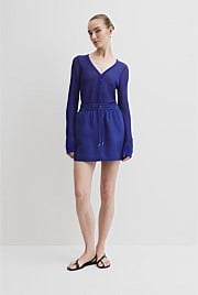 Pull On Linen Skirt