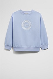 Australian Cotton Oversized Circle Logo Sweat