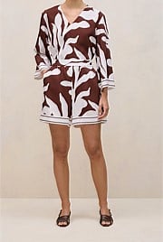 Wakame Border Stripe Relaxed Short