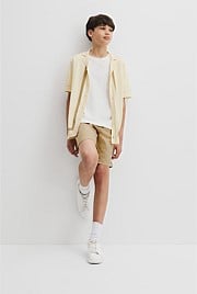 Teen Knit Stripe Detail Shirt
