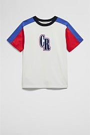Organically Grown Cotton CR Spliced T-Shirt