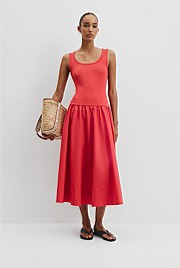 Spliced Tank Dress