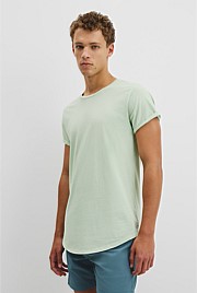 Australian Cotton Longline Garment Dye T-Shirt
