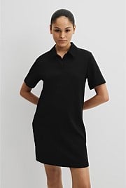 Australian Cotton Jersey Polo Dress