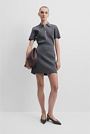 Compact Knit Mini Skirt