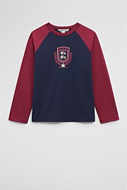 Long Sleeve Contrast Champ T-Shirt