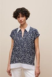 Carraway Cap Sleeve Blouse