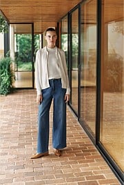 Australian Cotton Blend High Waist Jean