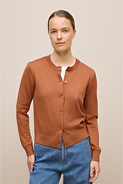 Merino Classic Crew Cardigan