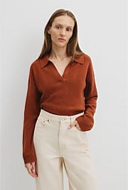 Cotton Linen Long Sleeve Knit