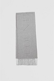 Alpaca Blend Herringbone Scarf