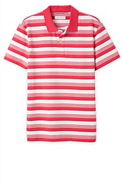 Striped Jersey Polo