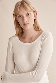 Rib Layering T-Shirt