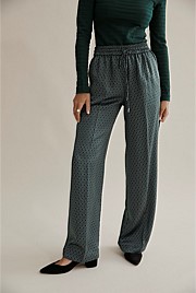 Geo Print Satin Pant