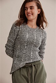 Speckle Rib Knit