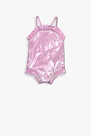 Metallic Frill Bather