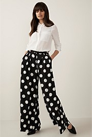 Spotted Palazzo Pant
