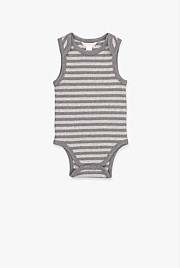 Unisex Stripe Rib Bodysuit