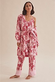 Paisley Print Pyjama Robe