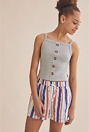 Multi Stripe Skort