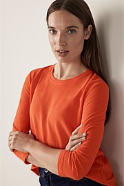 Pique 3/4 Sleeve T-Shirt