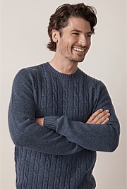 Cable Knit Crew Knit