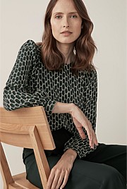 Chevron Spot Blouse