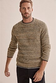 Speckled Crew Knit