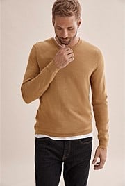 Verified Australian Merino Wool Crew Neck Knit