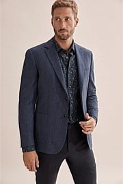 Regular Herringbone Tweed Blazer