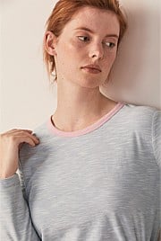 Organic Cotton Slub End On End T-Shirt