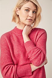 Alpaca Mock Neck Knit