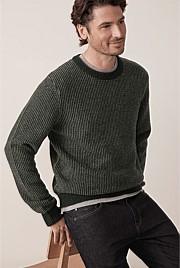 Contrast Stitch Knit