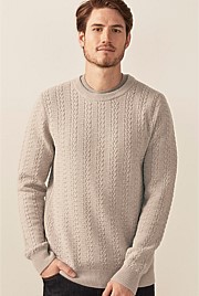 Crew Neck Stitch Knit