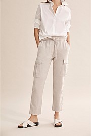 Linen Cargo Pant
