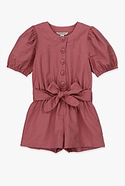 Button Through Jumpsuit