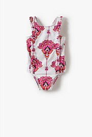 Recycled Nylon Stamp Frill Bather