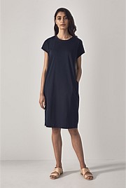 Cotton Interlock Short Sleeve Dress