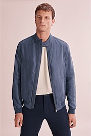 Cotton Linen Bomber
