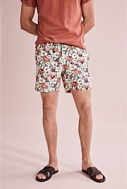 Recycled Polyester Multi Floral Swim Short