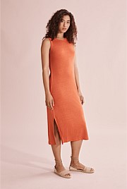 Linen Jersey Tank Dress