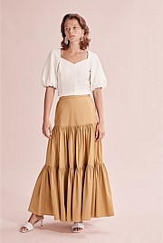 Tiered Maxi Skirt