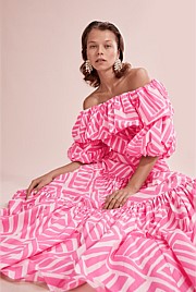 Print Off Shoulder Top