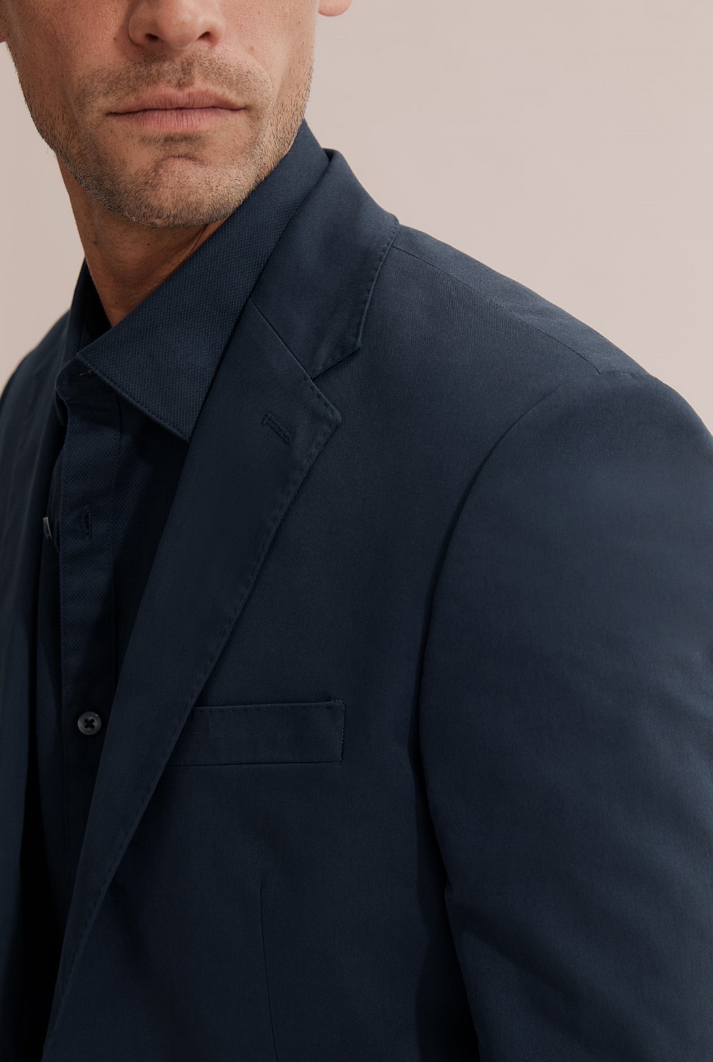 slim fit stretch blazer