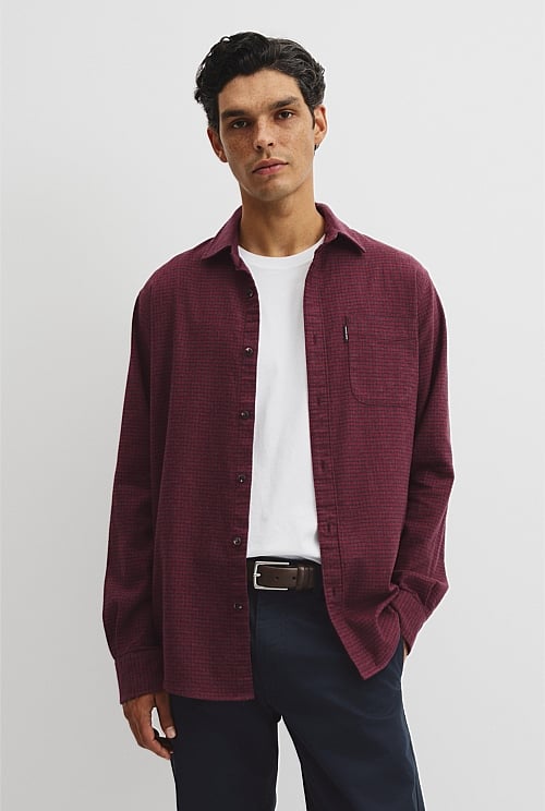 Regular Fit Flannel Check Shirt